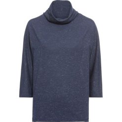 Shirt "nietoperz" z nitką lureksową bonprix ciemnoniebiesko-srebrny. Niebieskie koszulki damskie bonprix, bez wzorów, z dżerseju, z golfem, bez rękawów. Za 37,99 zł.