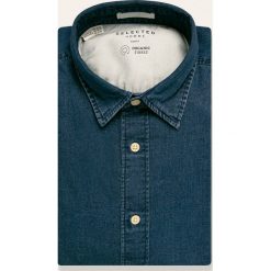 Selected - Koszula. Niebieskie koszule męskie Selected, s, z bawełny, klasyczne. Za 219,90 zł.