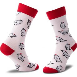 Skarpety Wysokie Unisex CUP OF SOX - Skarpetki W Kury Biały. Białe skarpetki damskie marki Cup of sox, bez wzorów, z elastanu. Za 29,00 zł.