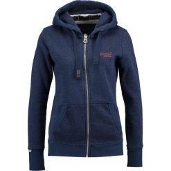 Bluzy damskie: Superdry LABEL SPARKLE ZIP HOOD Bluza rozpinana navy/copper