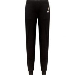 Spodnie MOSCHINO UNDERWEAR. Czarne spodnie damskie Moschino Underwear, z bawełny. W wyprzedaży za 413,00 zł.