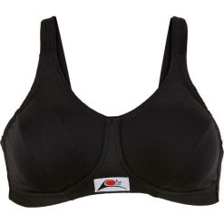 Biustonosz sportowy LEVEL 1 bonprix czarny. Czarne biustonosze sportowe damskie bonprix, bez wzorów. Za 27,99 zł.