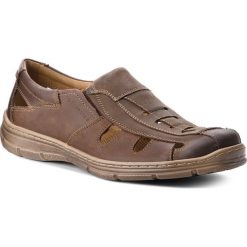 Sandały LASOCKI FOR MEN - MI07-A695-A556-02 Brązowy. Pomarańczowe klapki męskie Lasocki For Men, ze skóry, bez zapięcia. W wyprzedaży za 119,99 zł.