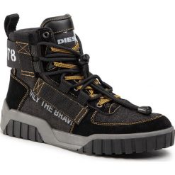 Sneakersy DIESEL - S-Rua Mid Sp Y02070 P3013 T8013 Black. Czarne sneakersy męskie Diesel, bez zapięcia. W wyprzedaży za 819,00 zł.