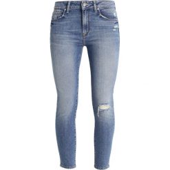 Jeansy damskie: Mavi TESS Jeans Skinny Fit destroyed denim