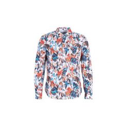 Koszule z długim rękawem Desigual ASHER. Białe koszule męskie Desigual, s, bez wzorów, bez kołnierzyka, z długim rękawem. Za 309,00 zł.
