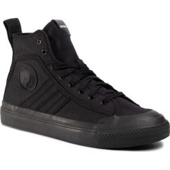 Trampki DIESEL - S-Astico Mid Lace Y01874 P0465 T8013 Black. Czarne półbuty męskie Diesel, na co dzień, bez wzorów, z gumy, klasyczne, bez zapięcia. Za 449,00 zł.
