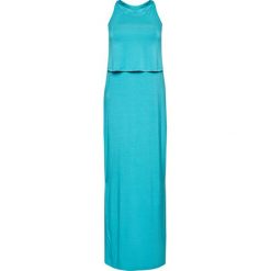 Sukienka letnia Emporio Armani 262643 0P315 00383. Niebieskie sukienki damskie Emporio Armani, na lato, l, bez wzorów, z elastanu, bez kołnierzyka, bez rękawów. Za 449,00 zł.