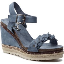 Espadryle XTI - 48921 Jeans. Niebieskie espadryle damskie Xti, bez wzorów, z jeansu, bez obcasa, na obcasie. W wyprzedaży za 159,00 zł.