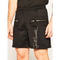 Szorty sportowe Just Cavalli S03MU0093. Czarne spodenki sportowe męskie Just Cavalli, s, bez wzorów, z bawełny, sportowe. Za 919,00 zł.
