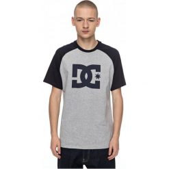 DC Koszulka Męska Star Raglan Ss M Tees Knfh Grey Heather Xl. Szare koszulki sportowe męskie marki DC, xl, z nadrukiem, z bawełny, z długim rękawem. W wyprzedaży za 99,00 zł.