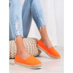 Tekstylne espadryle. Espadryle damskie SMALL SWAN, bez wzorów, bez obcasa. Za 89,00 zł.