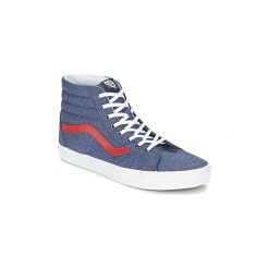 Buty Vans SK8-HI REISSUE. Niebieskie trampki i tenisówki damskie marki Vans, bez wzorów, bez zapięcia. Za 335,20 zł.
