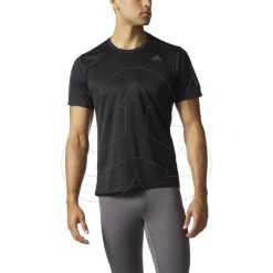 Koszulka męska adidas T-shirt BP7430. Czarne koszulki sportowe męskie Adidas, s, z poliesteru, do biegania. Za 129,00 zł.