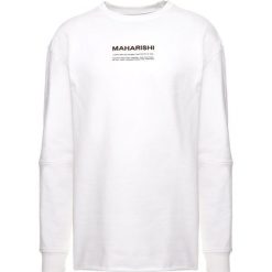 Bluzy męskie: Maharishi OVERSIZED FIT Bluza white