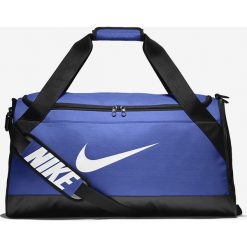 Nike - Torba. Niebieskie torby męskie sportowe Nike, w paski, z poliesteru, sportowe. Za 199,90 zł.