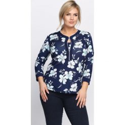 Bluzki damskie: Granatowa Bluzka Not Included