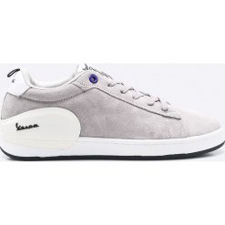 Vespa - Buty Freccia. Szare buty sportowe męskie Vespa, ze skóry, na sznurówki. W wyprzedaży za 199,90 zł.