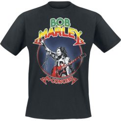T-shirty męskie: Bob Marley Rasta in Concert T-Shirt czarny