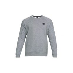 Bluzy Under Armour Rival Fleece Crew 1320738-036. Szare bluzy męskie Under Armour, s, bez wzorów, bez kołnierzyka, bez rękawów, bez kaptura. Za 159,99 zł.