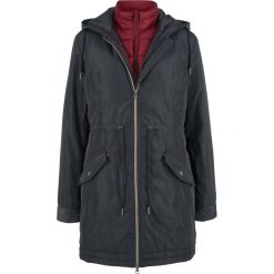 Kurtka z kamizelką 3 w 1 bonprix czarny. Czarne kamizelki damskie marki bonprix. Za 119,99 zł.