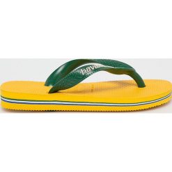 Havaianas - Japonki. Żółte sandały chłopięce Havaianas, z gumy, bez zapięcia. W wyprzedaży za 59,90 zł.
