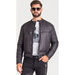 KURTKA Just Cavalli. Czarne płaszcze męskie Just Cavalli, m, bez wzorów, z materiału, bez kaptura. Za 1259,40 zł.