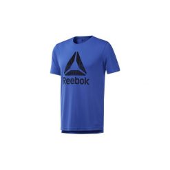 T-shirty z krótkim rękawem Reebok Sport Koszulka WOR Graphic Tech. Niebieskie koszulki sportowe męskie marki Reebok Sport, s, z krótkim rękawem. Za 99,95 zł.