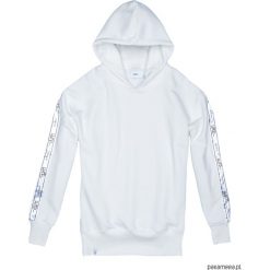 Bluza Damska Hoodie Ex Ove Ave White. Białe bluzy damskie Pakamera, bez wzorów, bez rękawów, bez kaptura. Za 249,00 zł.
