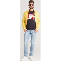 KURTKA SISKO Joop! Collection. Żółte płaszcze męskie Joop! Collection, m, z aplikacjami, z materiału, bez kaptura. Za 825,30 zł.