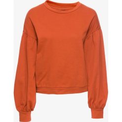 Bluzy damskie: Bluza dresowa bonprix miedziany