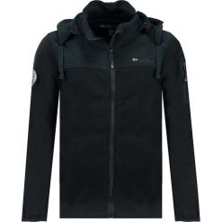 Kurtka polarowa "Tjhon" w kolorze granatowym. Niebieskie bluzy męskie m, z polaru, z kapturem. W wyprzedaży za 169,95 zł.