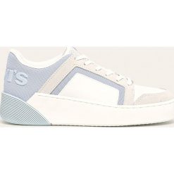 Levi's - Buty Mullet S. Niebieskie buty sportowe damskie Levi's®, bez wzorów, z gumy, sportowe. W wyprzedaży za 329,90 zł.