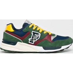 Polo Ralph Lauren - Buty. Zielone buty sportowe męskie Polo Ralph Lauren, ze skóry, na sznurówki. W wyprzedaży za 429,90 zł.