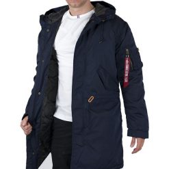 ALPHA INDUSTRIES HOODED FISHTAIL CW TT > 178111-07. Kurtki męskie Alpha Industries, na zimę, xl, bez wzorów, z poliesteru, klasyczne, bez kaptura. W wyprzedaży za 529,99 zł.
