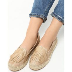 Espadryle damskie: Beżowe Espadryle Jannet