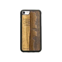 IPhone 7 Drewniane etui Łódź Panorama. Brązowe etui damskie marki Bewood, z lakierowanej skóry. Za 109,00 zł.