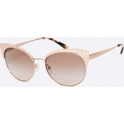 Michael Kors - Okulary Evy. Żółte okulary przeciwsłoneczne damskie marki Michael Kors. W wyprzedaży za 549,90 zł.