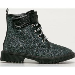 Pepe Jeans - Workery dziecięce Hatton Velcro Glitter. Czarne botki dziewczęce Pepe Jeans, z okrągłym noskiem, na zamek. Za 299,90 zł.
