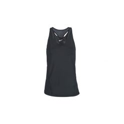 Topy na ramiączkach / T-shirty bez rękawów Nike NIKE PRO. Czarne topy damskie marki Nike, s, bez wzorów, bez kołnierzyka. Za 109,00 zł.