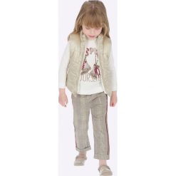 Mayoral - Spodnie dziecięce 92 - 134 cm. Żółte spodnie dziewczęce Mayoral, bez wzorów, z elastanu. W wyprzedaży za 79,90 zł.