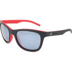 Męskie okulary przeciwsłoneczne w kolorze czarno-czerwonym. Czerwone okulary przeciwsłoneczne męskie marki Polaroid, z tworzywa sztucznego. W wyprzedaży za 94,95 zł.