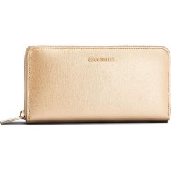 Duży Portfel Damski COCCINELLE - CW1 Metallic Saffiano E2 CW1 11 04 01 Platino N49. Żółte portfele damskie marki Coccinelle, ze skóry. Za 599,90 zł.