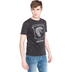 Replay Koszulka Czarny. Czarne podkoszulki męskie Replay, m, z haftami, z bawełny. Za 257,95 zł.