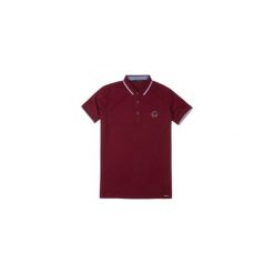 T-shirt polo męski z nadrukiem. Brązowe koszulki polo męskie marki TXM, m, z nadrukiem. Za 19,99 zł.