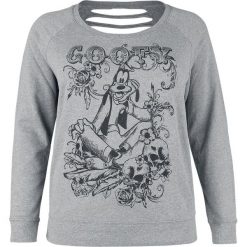 Myszka Miki i Minnie Goofy - Sketch Bluza damska odcienie szarego. Szare bez kategorii marki Myszka Miki i Minnie, l, z nadrukiem. Za 199,90 zł.