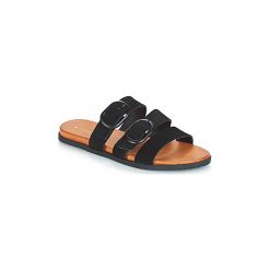 Klapki Volcom BUCKLE UP BUTTERCUP. Czarne klapki damskie Volcom, bez wzorów, bez obcasa. W wyprzedaży za 247,20 zł.