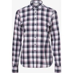 Eterna Comfort Fit - Bluzka damska niewymagająca prasowania, niebieski. Niebieskie bluzki damskie Eterna Comfort Fit, w kratkę, klasyczne, z klasycznym kołnierzykiem, bez rękawów. Za 249,95 zł.