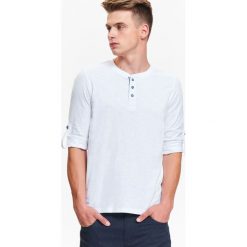 T-shirty męskie: T-SHIRT DŁUGI RĘKAW MĘSKI GŁADKI
