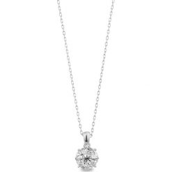 W.KRUK Wspaniały Naszyjnik - złoto 750, Diament 0,75ct - ZFT/NB+141B. Żółte naszyjniki damskie W.KRUK, na co dzień, z diamentem, złote. Za 20900,00 zł.